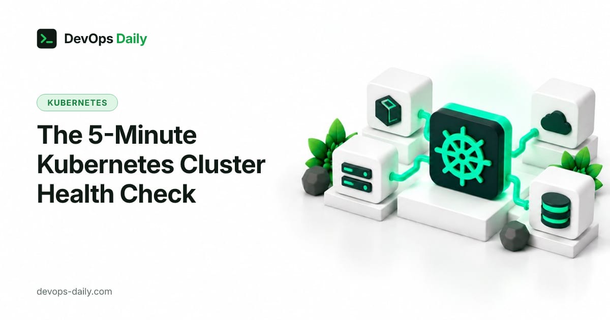 The 5-Minute Kubernetes Cluster Health Check