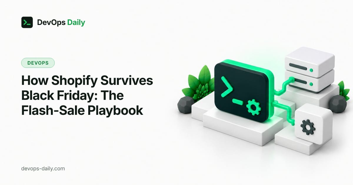How Shopify Survives Black Friday: The Flash-Sale Playbook