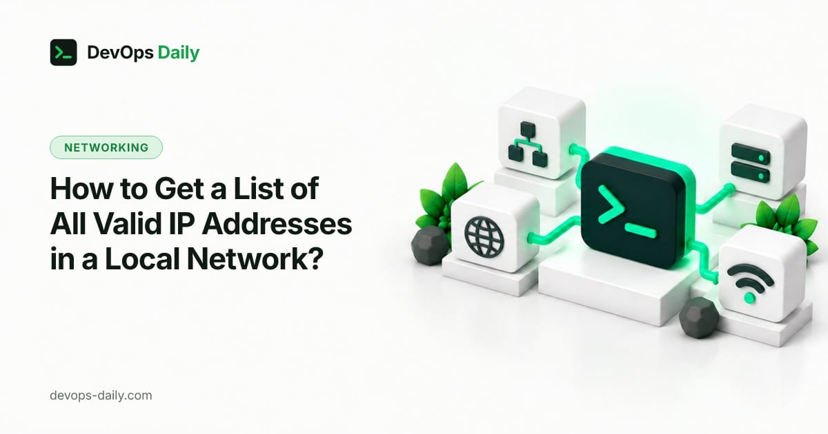 How to Get a List of All Valid IP Addresses in a Local Network?