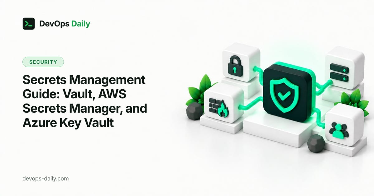 Secrets Management Guide: Vault, AWS Secrets Manager, and Azure Key Vault