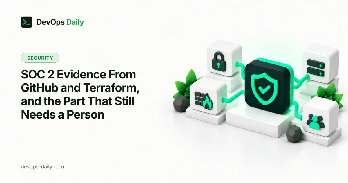 SOC 2 Evidence From GitHub and Terraform, and the Part That Still Needs a Person