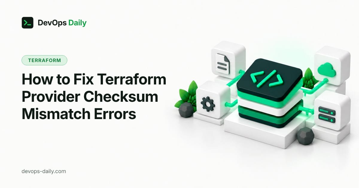How to Fix Terraform Provider Checksum Mismatch Errors